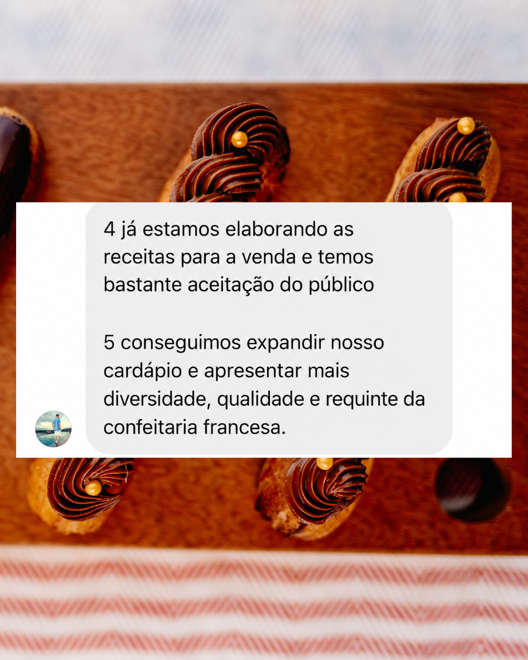Depoimento de aluna do Método Confeitaria de Alto Lucro